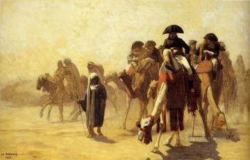  military - General Baonaparte With His Military Staff In Egypt Arab Jean Leon Gerome